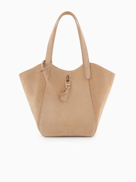 MEDIUM SUEDE HANDBAG