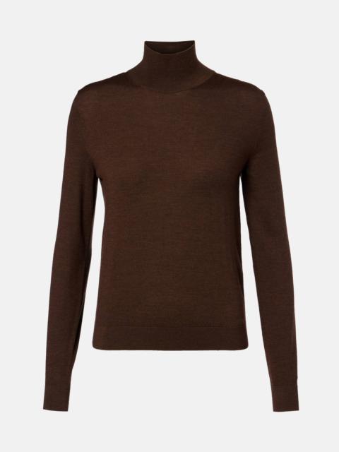 Tasmanian virgin wool turtleneck sweater