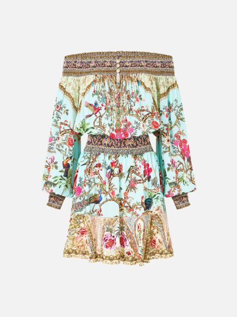 OFF SHOULDER SHORT DRESS