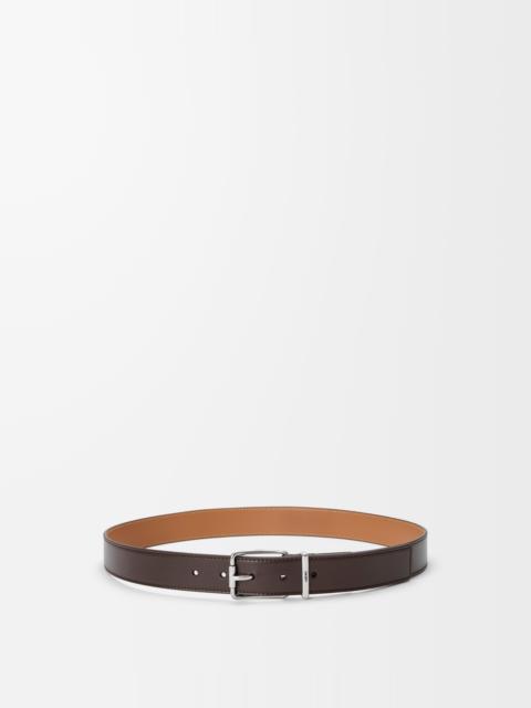 Essential belt in shiny sleek calfskin