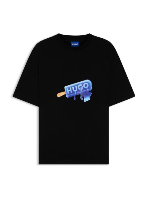 COTTON-JERSEY T-SHIRT WITH ICE-LOLLY ARTWORK