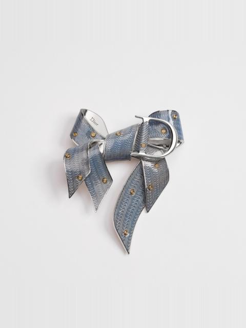 Dior Guilloché Brooch