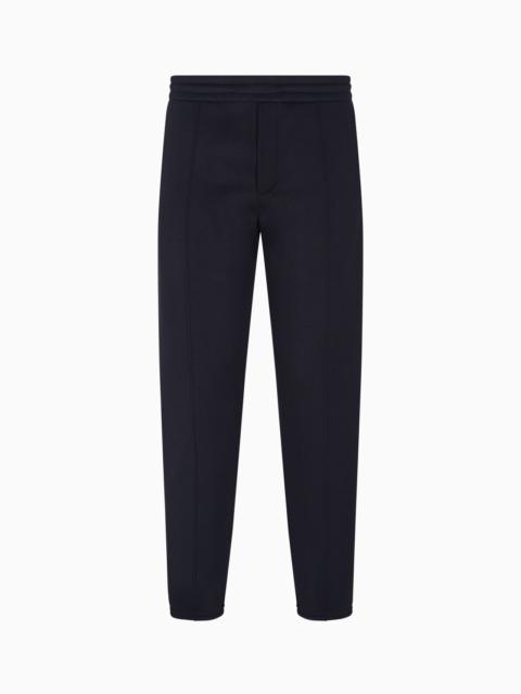 TRAVEL ESSENTIALS DOUBLE-JERSEY JOGGERS