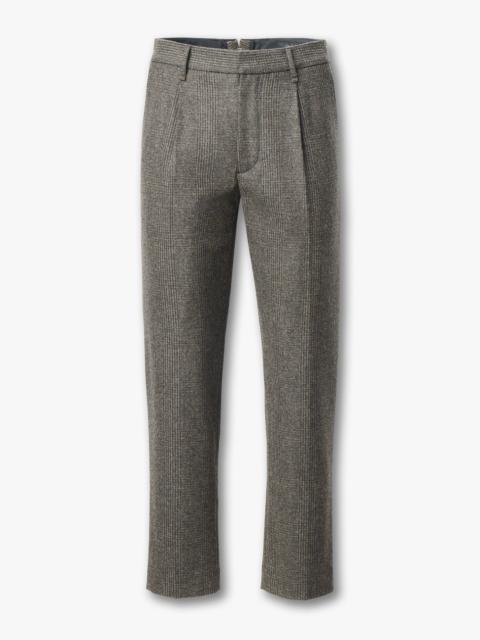 Evan British Plaid Wool Trousers