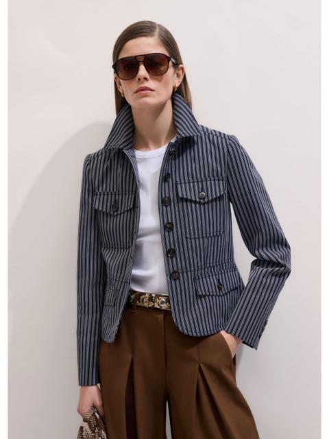 Fitted Military Jacket