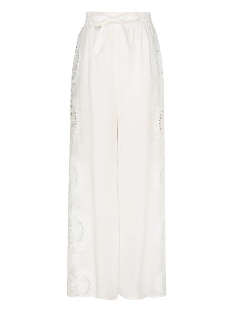 HALLIDAY LACE FLOWER PANT