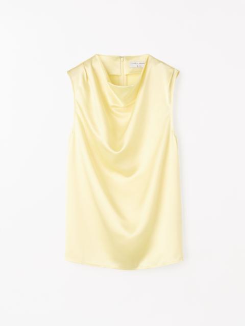 Lian Draped Satin Top