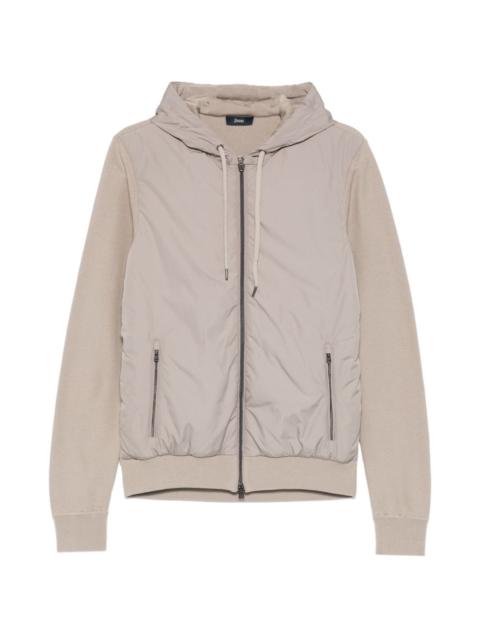 hooded zip jacket
