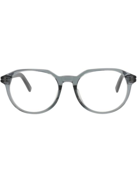 Dior Round-Frame Acetate Optical Frames Green Black Transparent (DM50004F-53-097)