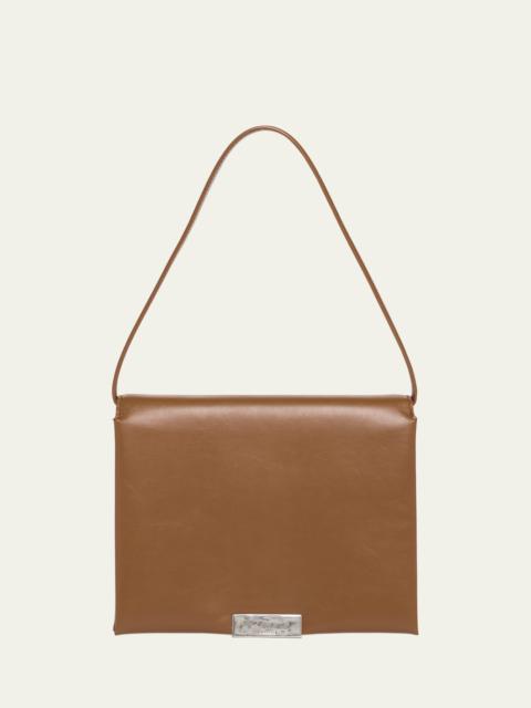 Carnet Medium Flap Calfskin Shoulder Bag
