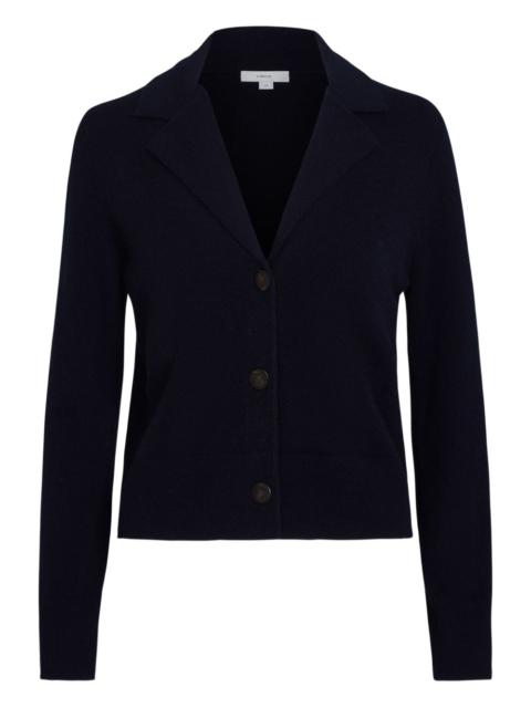 buttoned collar cardigan