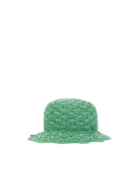 green bucket hat
