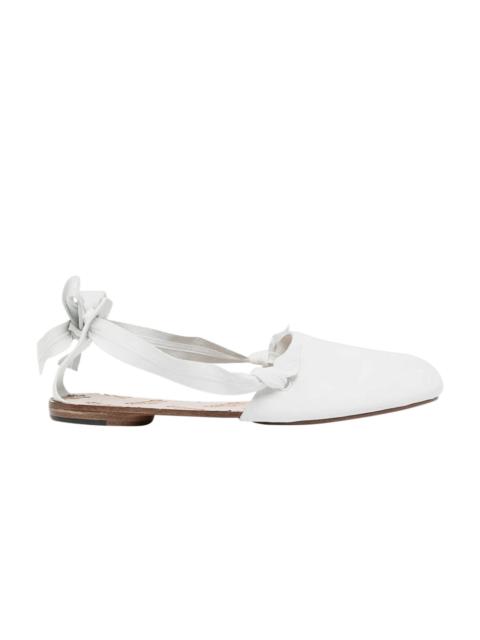 Maison Margiela Wmns Tabi Strapped Ballet Flat 'White'