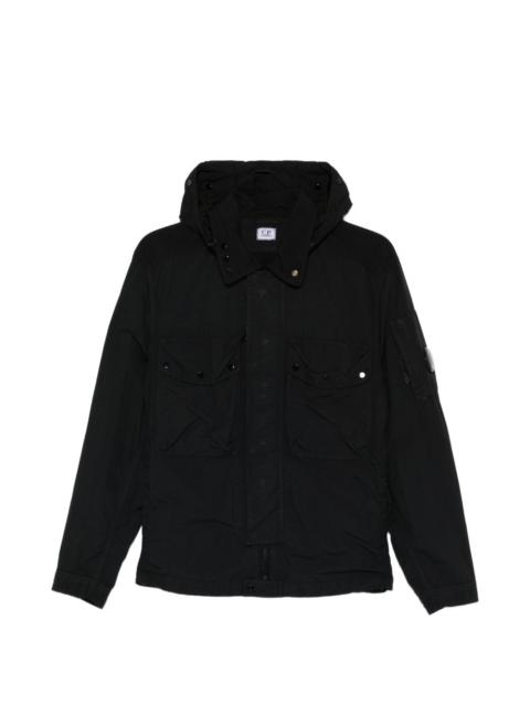 chest-pocket hooded jacket