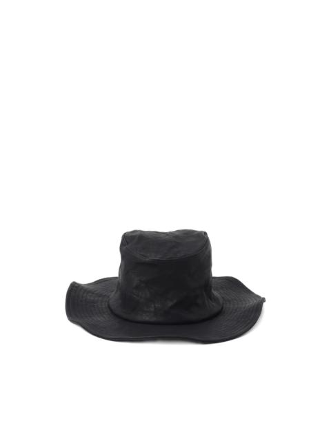 leather hat