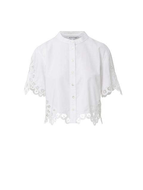 ALECK LACE BUTTON-DOWN SHIRT