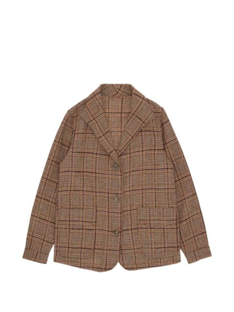 Scotland checked blazer