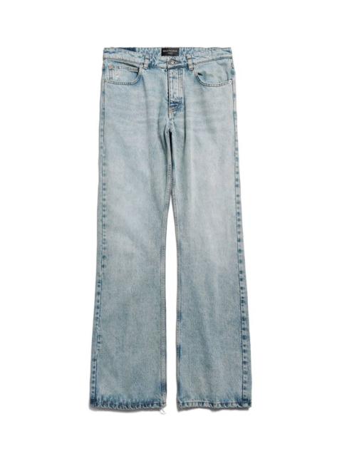 Balnciaga Low Waist Straight Denim Pants