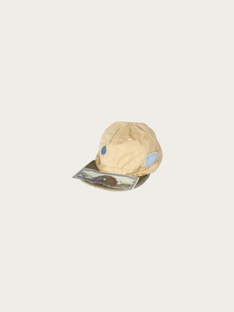 Chino BRIMFIELD Cap (HUNGRY CATERPILLAR) - Beige/Khaki