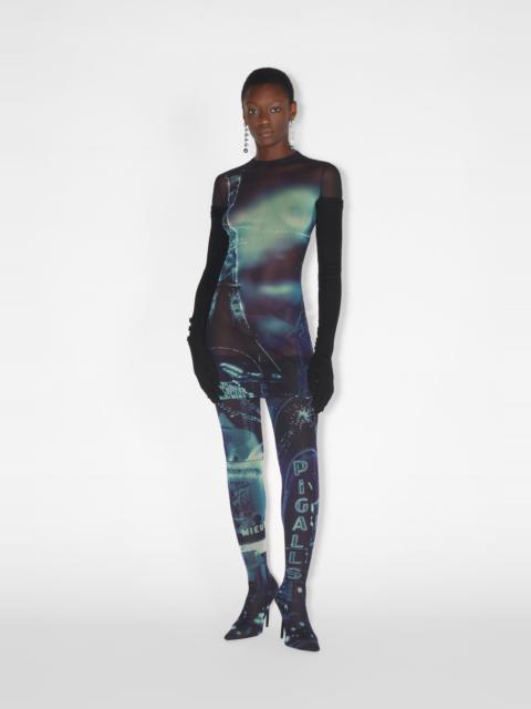 THE SHORT BLUE PIGALLE DRESS