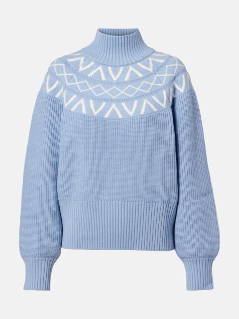 Marcie ribbed-knit turtleneck sweater