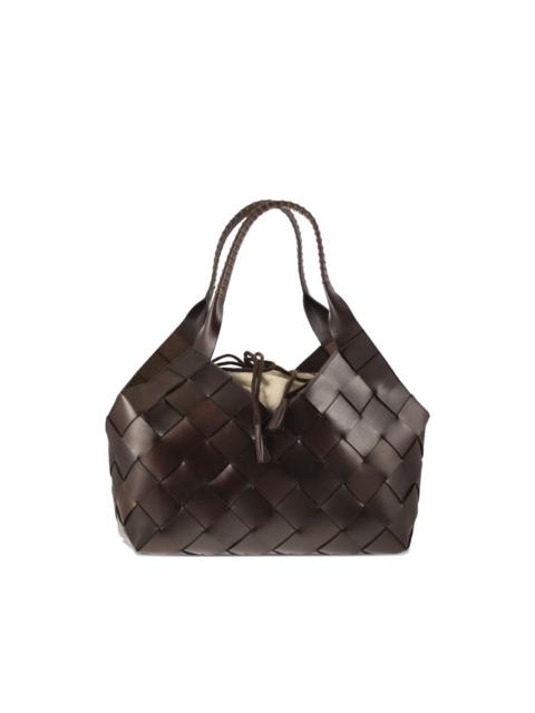 Castello braided-handle shoulder bag