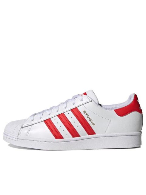 adidas Superstar 'White Vivid Red' H68094