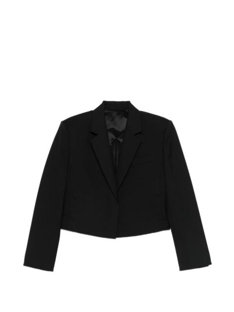 cropped blazer