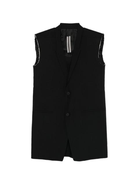 V-neck gilet