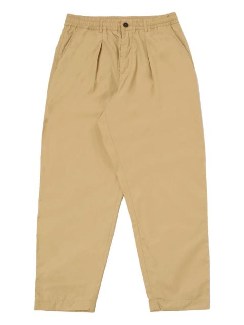 pleated utility trousers