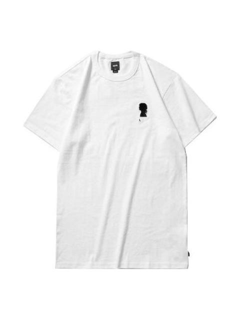 Vans Men's x Jim Goldberg Small Silhouette Embroidery Short Sleeve White VN0A4RT9WHT