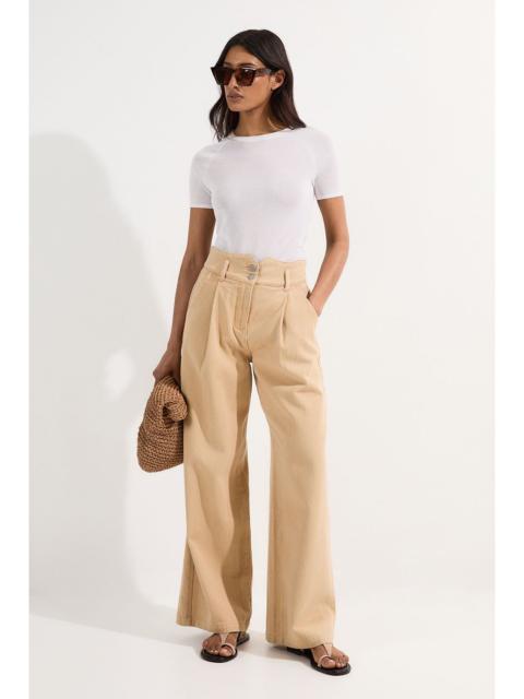 Tall Denim Wide Leg Trousers
