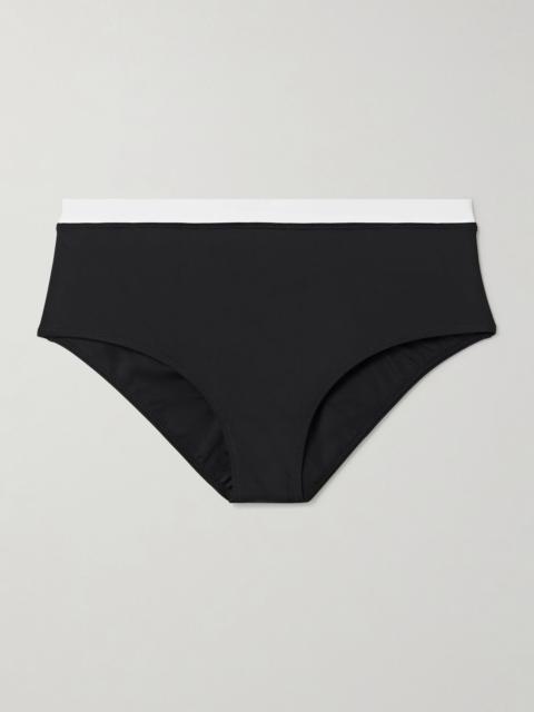 Devon two-tone bikini briefs Black