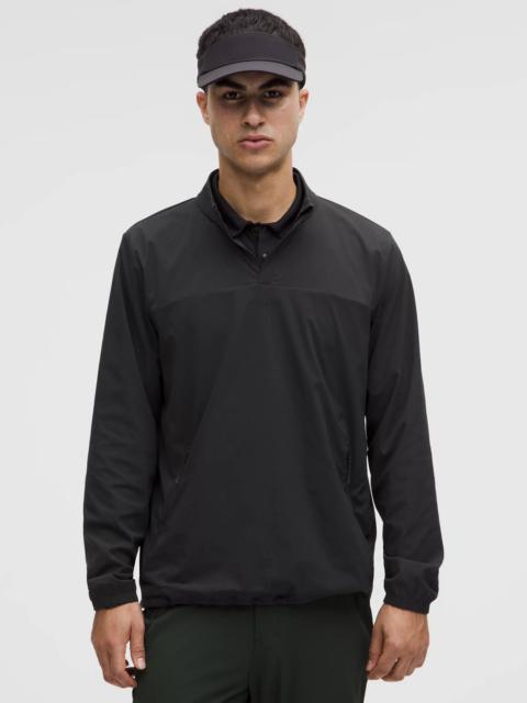 Windproof Golf Pullover Quarter-Zip Jacket