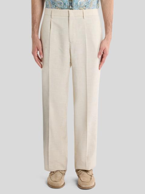 WIDE-LEG TROUSERS WITH PLEATS