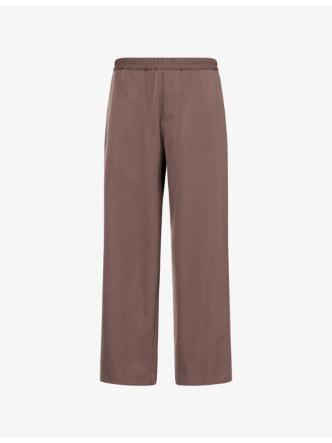 Ari Drawstring-Waist Wool Trousers