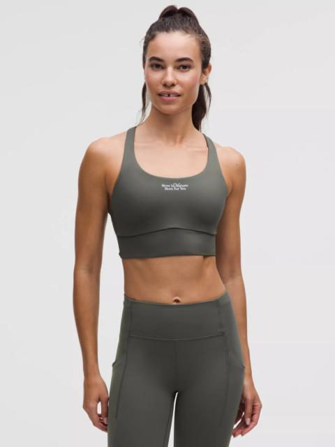 lululemon Energy Longline Bra Medium Support, B–D Cups Evolve *Move in Nature