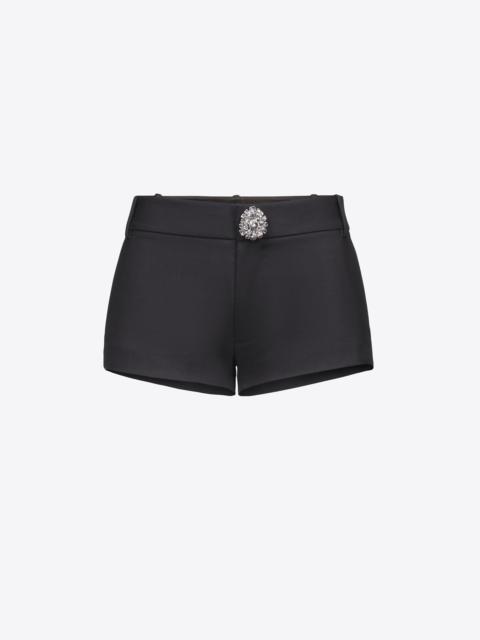 CRYSTAL BUTTON SHORT