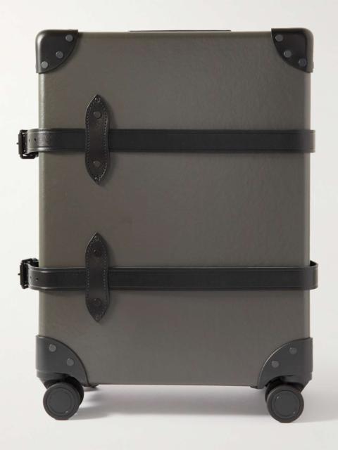 Centenary Leather-Trimmed Carry-On Suitcase