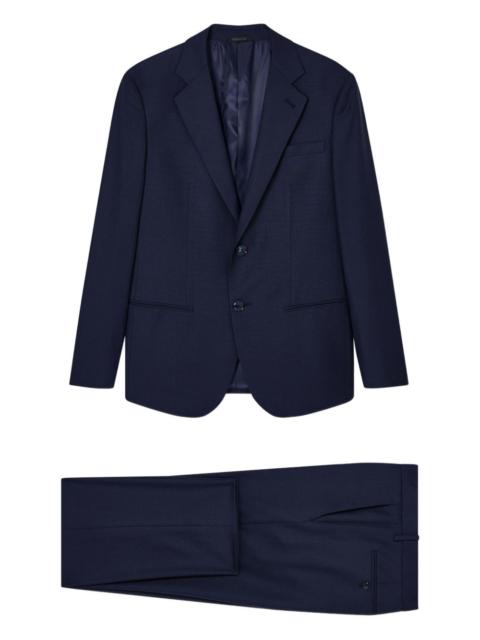 virgin wool single-breasted suit
