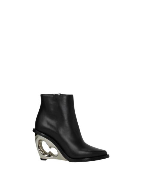Ankle boots Leather Black