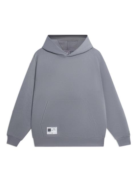 Li-Ning Label Logo Hoodie 'Grey' AWDSB15-9