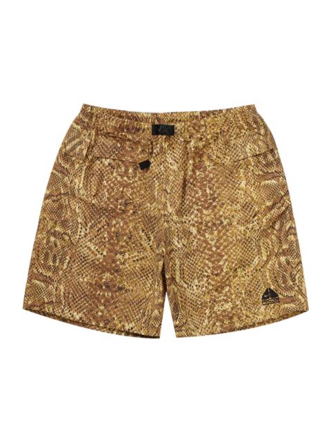 Supreme Nike ACG Nylon Trail Short Gold Snakeskin
