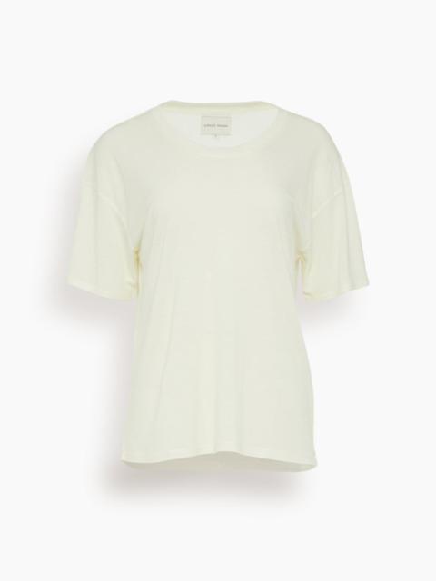 Short Sleeved T-Shirt in Ivory
