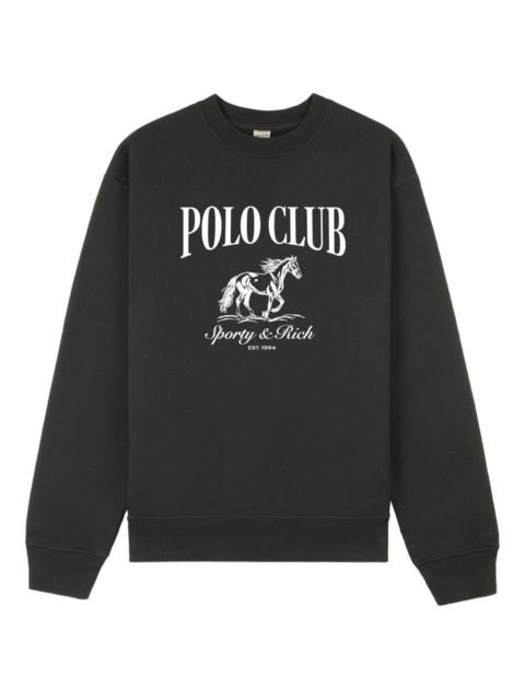 Stallion graphic-print sweatshirt
