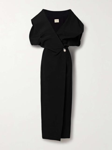 Truman grain de poudre midi dress