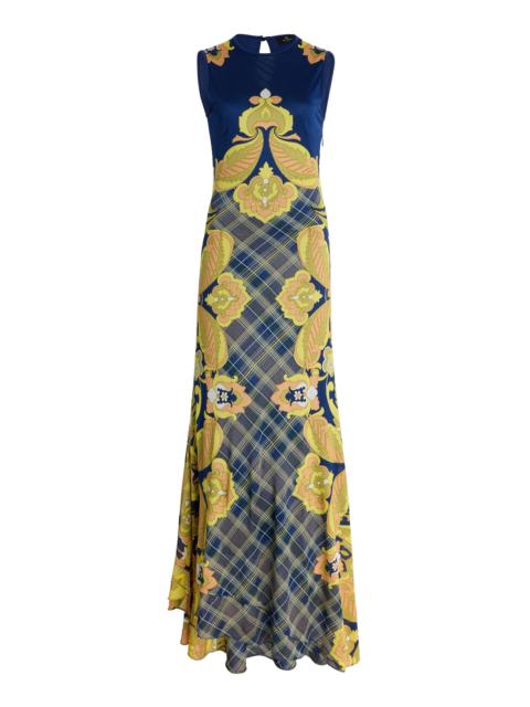 Exclusive Riviera Printed Jersey Dress print
