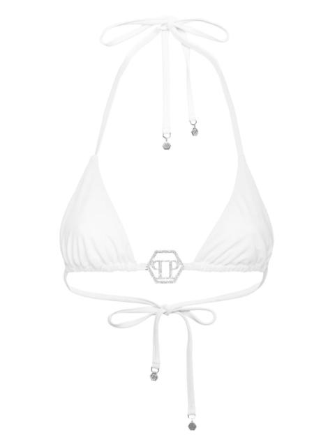 Crystal Hexagon triangle bikini top