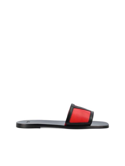 Viva Superstar VLogo leather sandals
