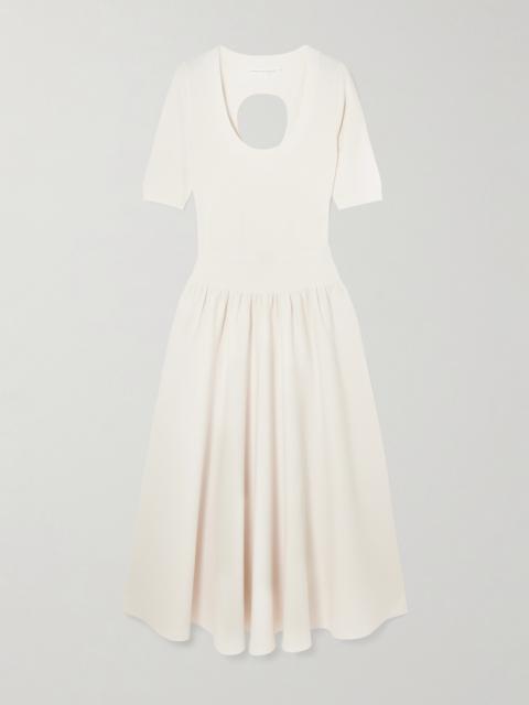 Cutout Jersey Maxi Dress